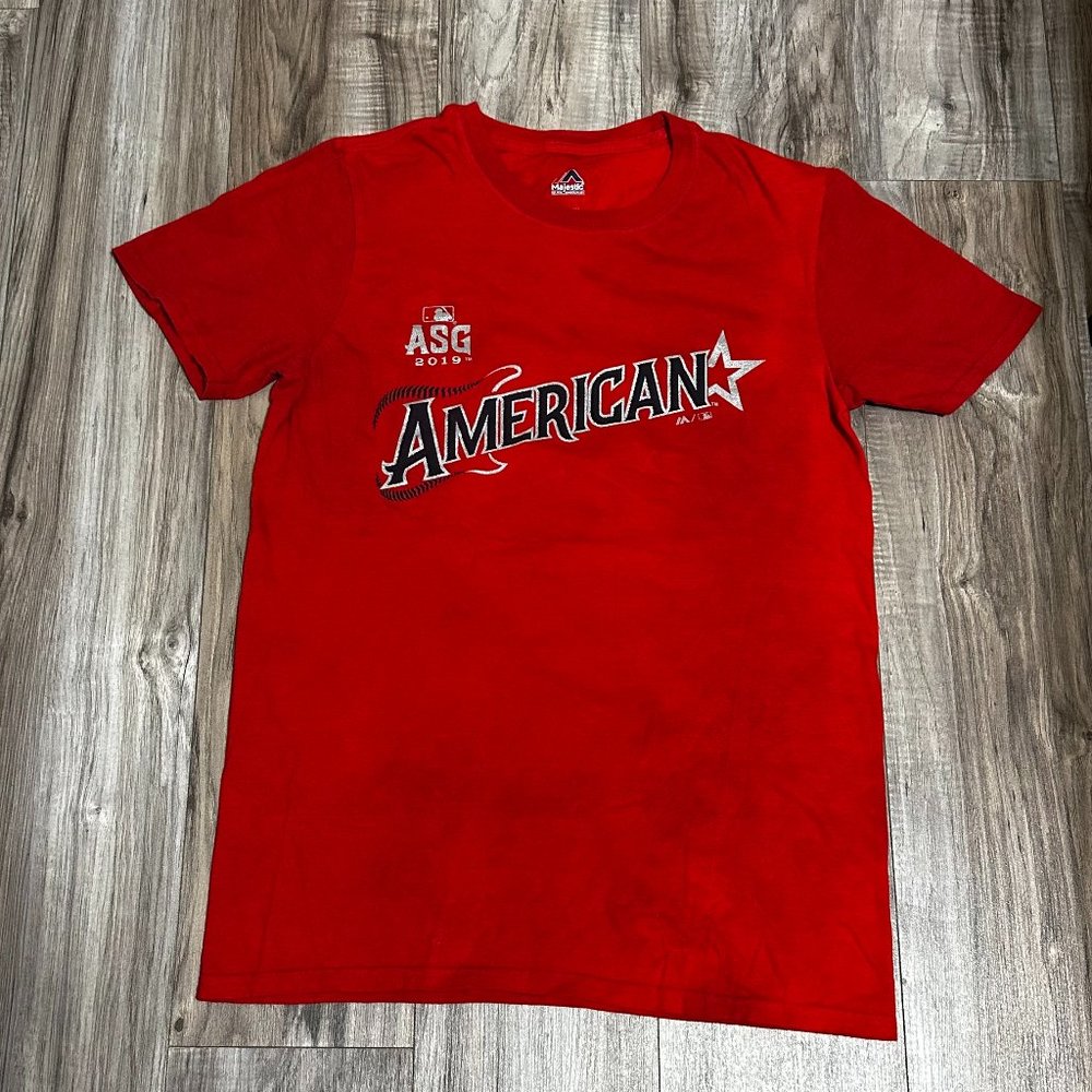Men's American League Alex Bregman Majestic Red 2019 MLB All-Star Game Size S